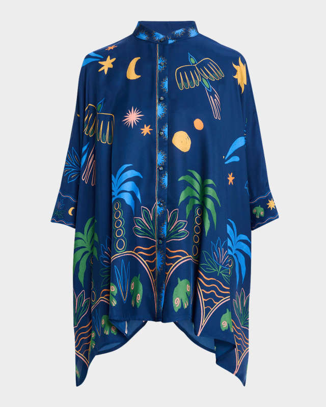 Katia Oversized Handkerchief Blous